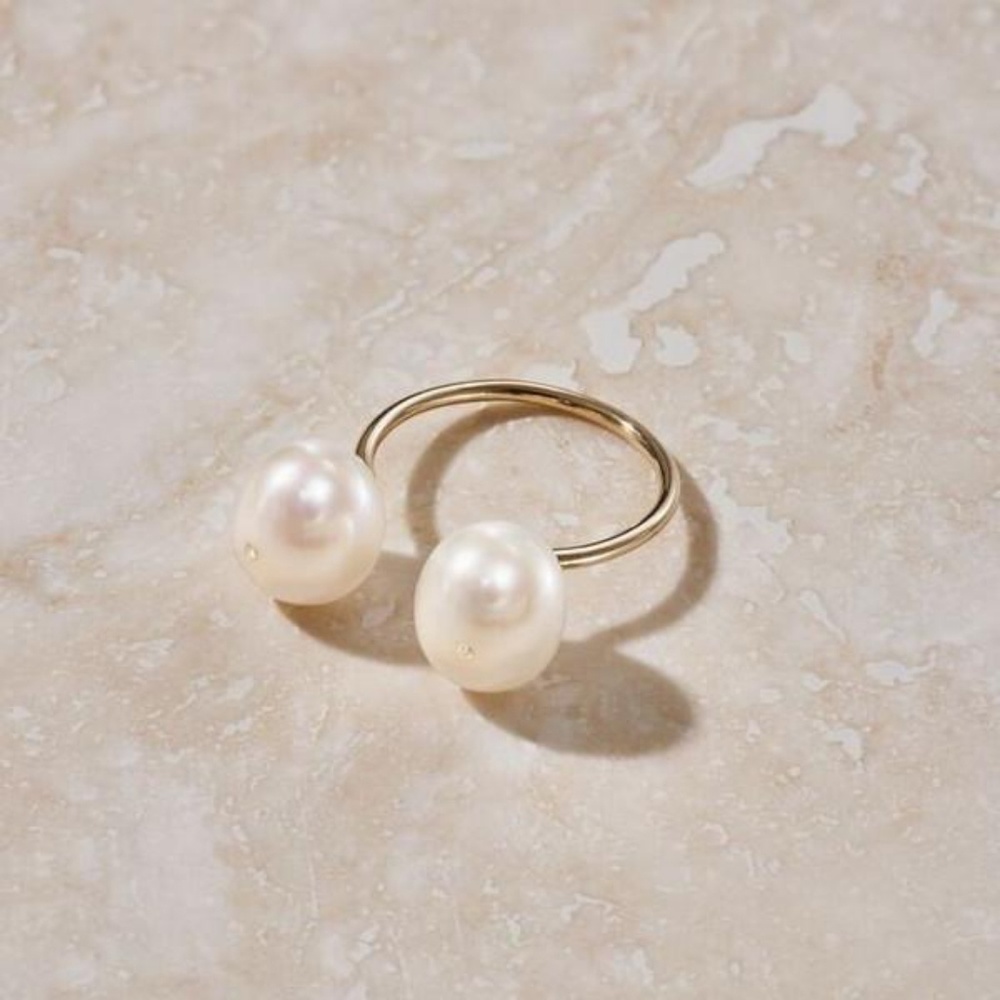 Erth Jewelry - "Tu y Yo" Pearl Ring